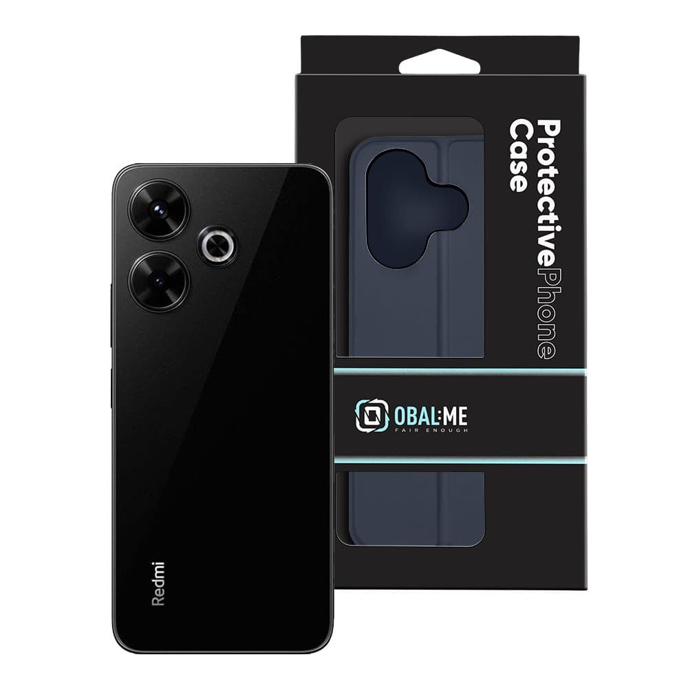 Knížkové pouzdro OBAL:ME SmoothTouch pro Xiaomi Redmi 13 4G-5G Dark Blue - náhled 5