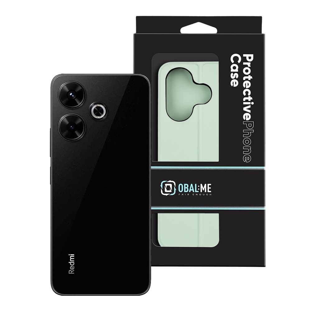 Knížkové pouzdro OBAL:ME SmoothTouch pro Xiaomi Redmi 13 4G-5G Mint Green - náhled 5