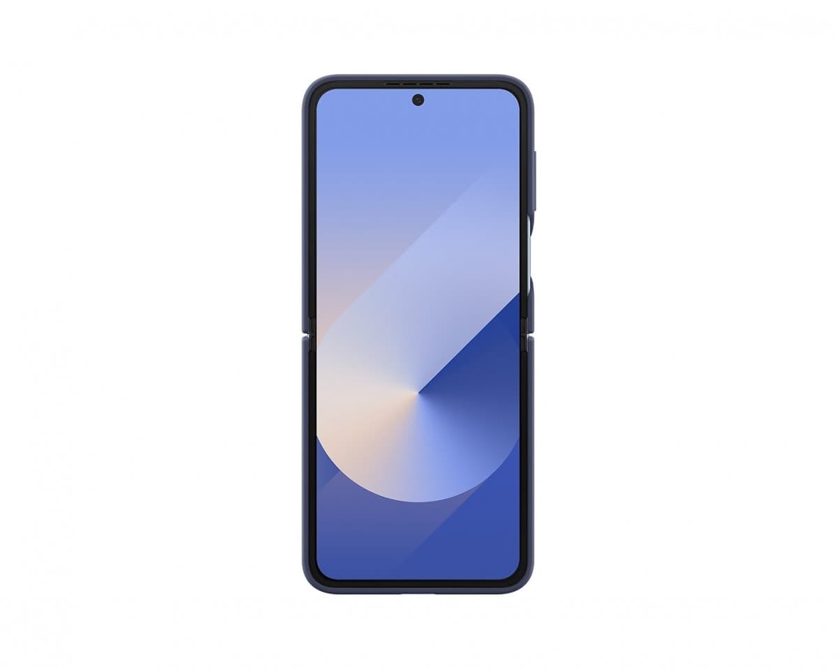 Zadní kryt EF-PF741TNE Samsung Silikonový s Kroužkem pro Galaxy Z Flip 6 Navy - náhled 5