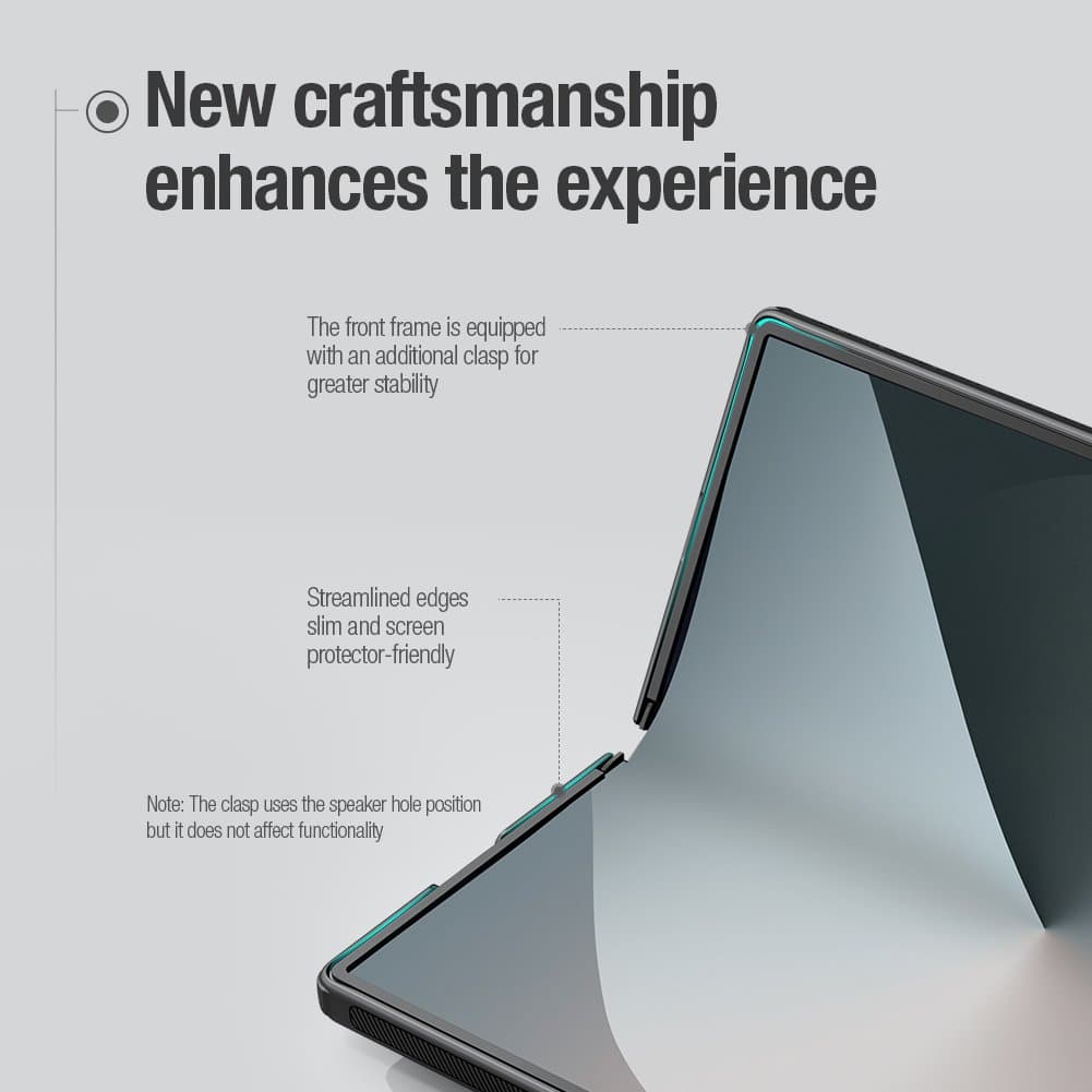 Zadní kryt Nillkin Super Frosted FOLD Slot pro Samsung Galaxy Z Fold 6 Black - náhled 5