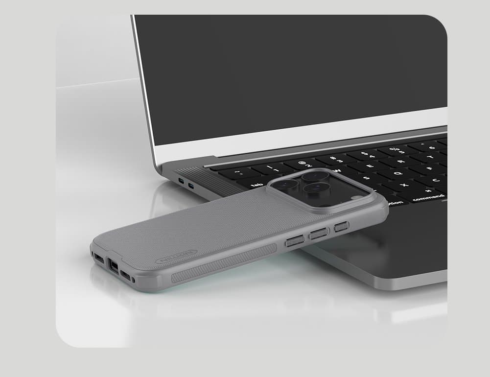 Zadní kryt Nillkin Super Frosted PRO pro Apple iPhone 17 Pro Titanium Gray - náhled 3
