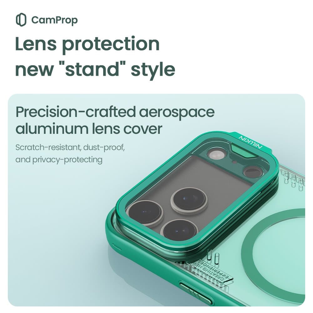 Zadní kryt Nillkin Iceblade Prop Magnetic pro Apple iPhone 17 Pro Max Green - náhled 4