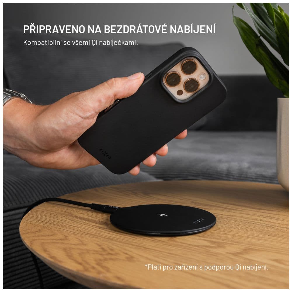 TPU gelový kryt FIXED ReStory pro Apple iPhone 17, černý - náhled 5