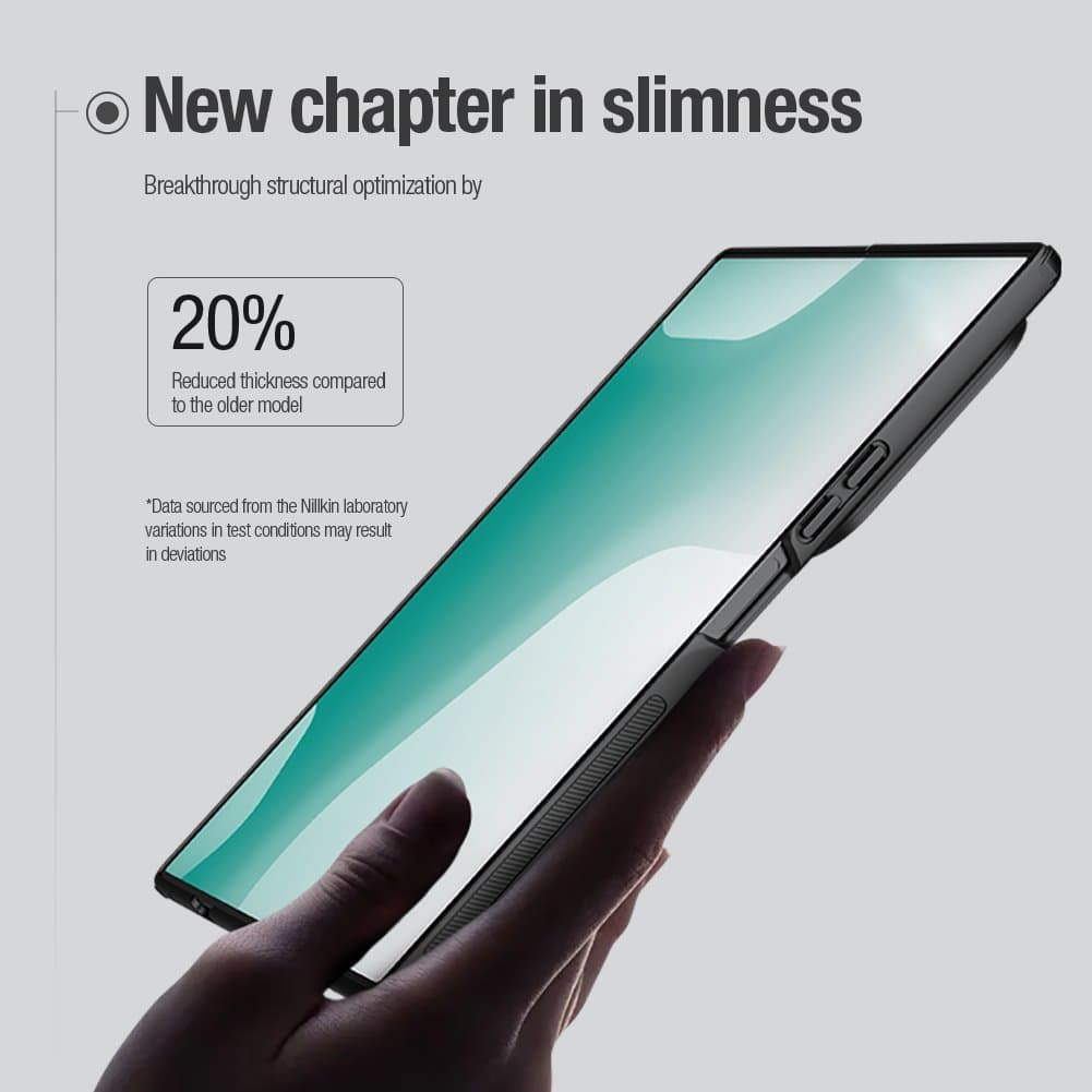 Zadní kryt Nillkin Super Frosted FOLD Magnetic Pen Slot pro Samsung Galaxy Z Fold 7 Blue - náhled 4