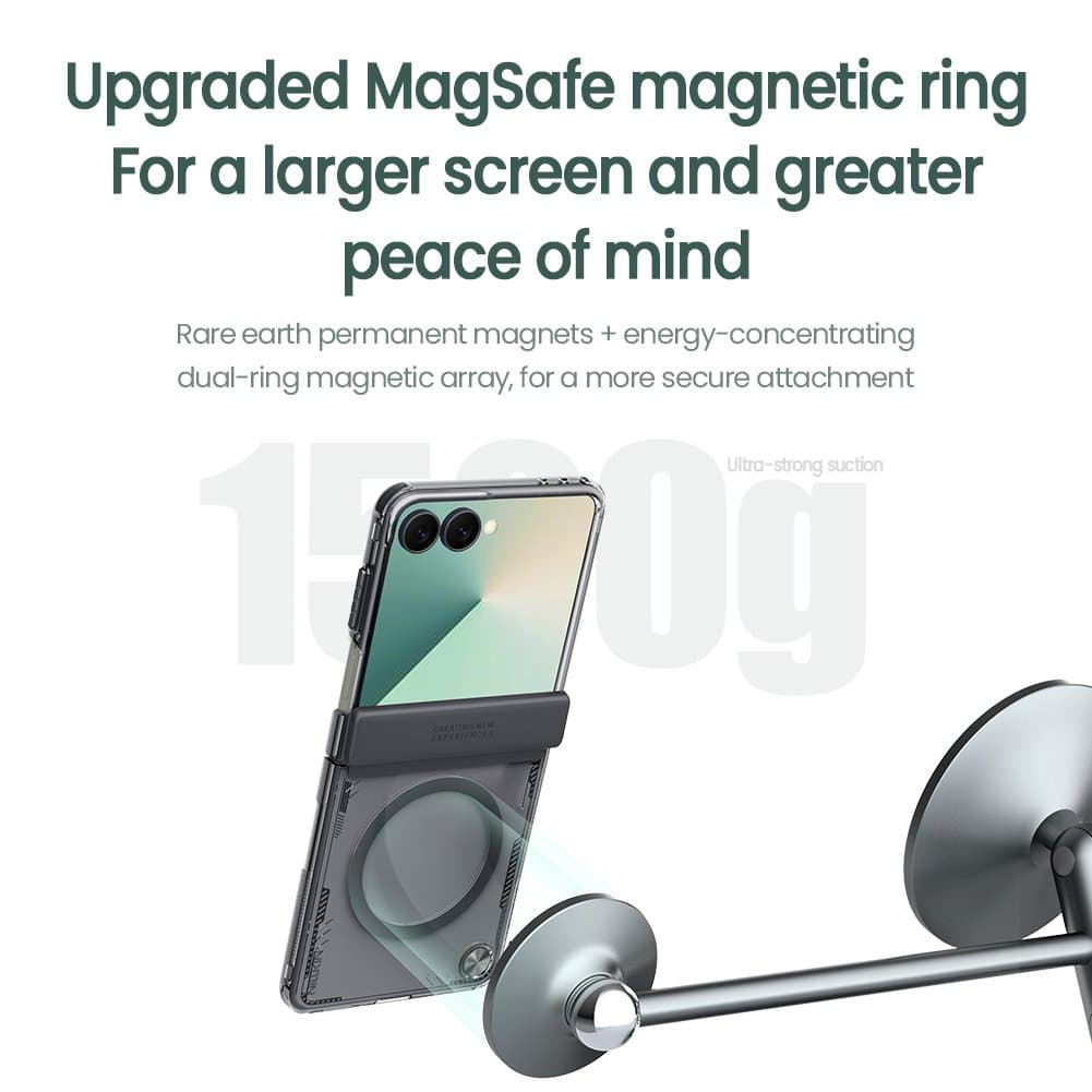 Zadní kryt Nillkin Iceblade Magnetic pro Samsung Galaxy Z Flip 7 Black - náhled 4