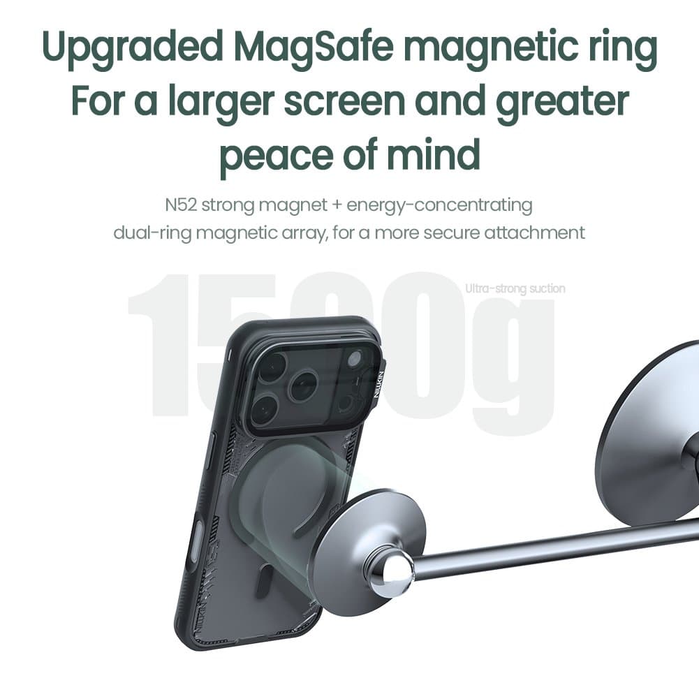 Zadní kryt Nillkin Iceblade Prop Magnetic pro Apple iPhone 17 Pro Dark Night Black - náhled 4