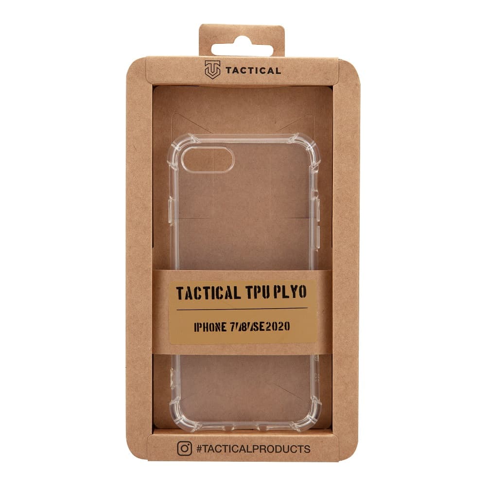 Tactical TPU Plyo Kryt pro Apple iPhone SE2020/SE2022/7/8/ Transparent - náhled 5