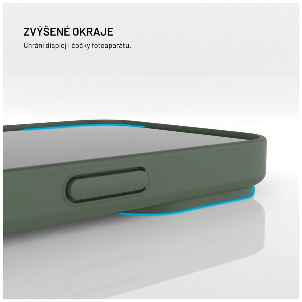 TPU gelový kryt FIXED ReStory pro Apple iPhone 16 Pro, zelený - náhled 5