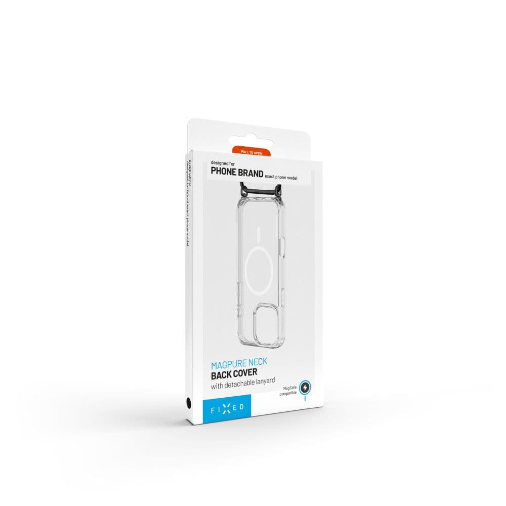 Zadní kryt FIXED MagPure Neck s černou šňůrkou na krk pro Apple iPhone Air - náhled 5