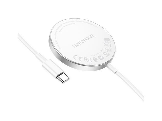 Bezdrátová rychlonabíječka Borofone BQ18 TopQ MagSafe 15W bílá 91485 - náhled 2