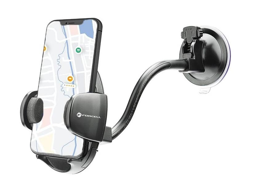 Držák na mobil do auta Forcell Oval 27 černý 93414 - náhled 4