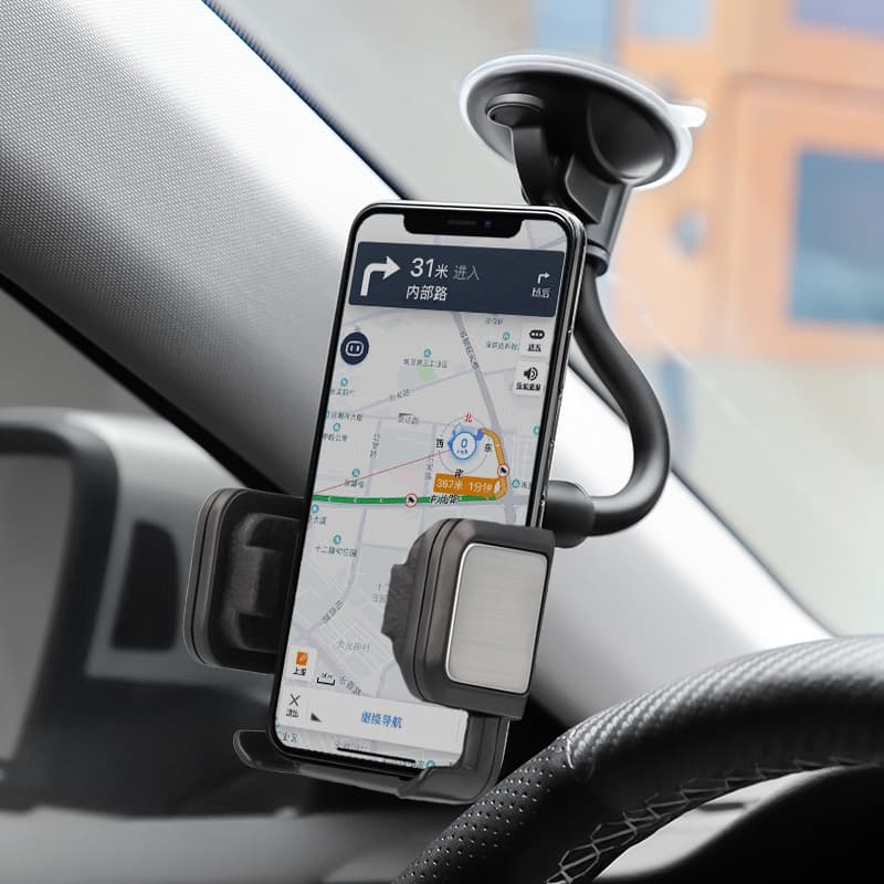 Držák na mobil do auta Vennus R 17 stříbrno-černý 58402 - náhled 5