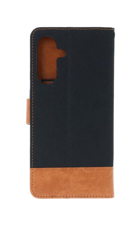 Pouzdro TopQ Jeans Samsung A36 knížkové černé 137937 - náhled 2