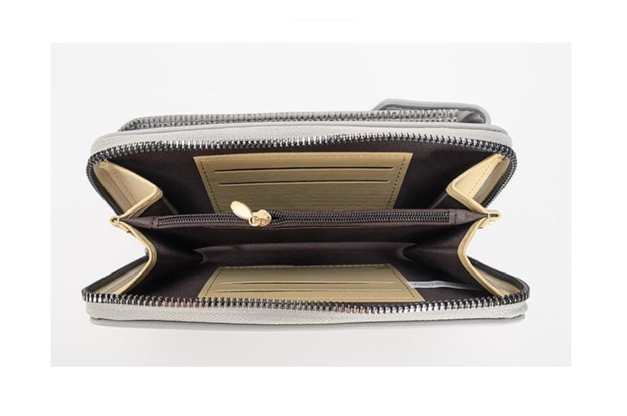 Kabelka TopQ Twill na mobil s popruhem šedá 129695 - náhled 3
