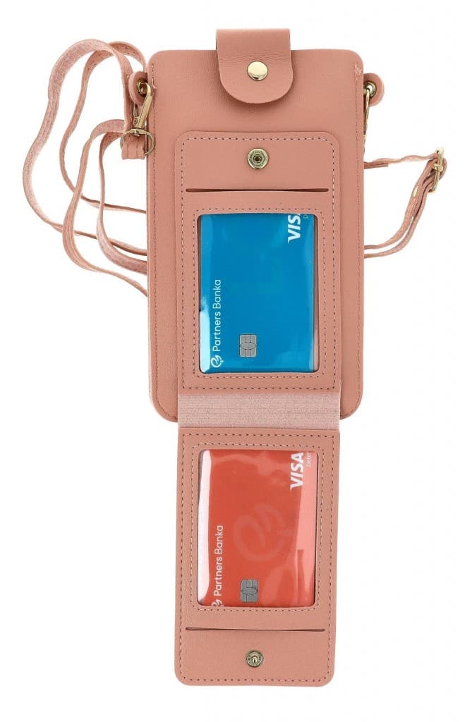 Kabelka TopQ Pure Essence na mobil s popruhem růžová 129703 - náhled 3