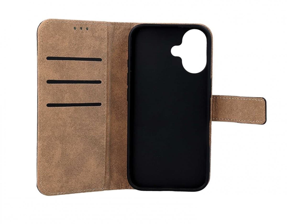 Pouzdro TopQ iPhone 16 knížkové černé s přezkou 2 127724 - náhled 3