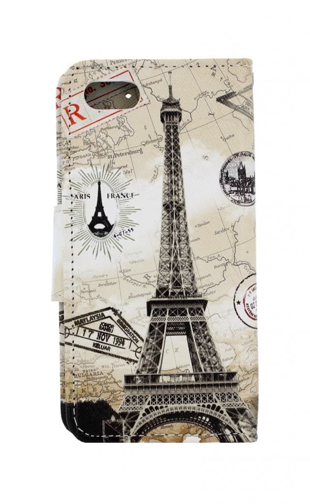 Pouzdro TopQ iPhone SE 2020 knížkové Paris 2 49746 - náhled 2
