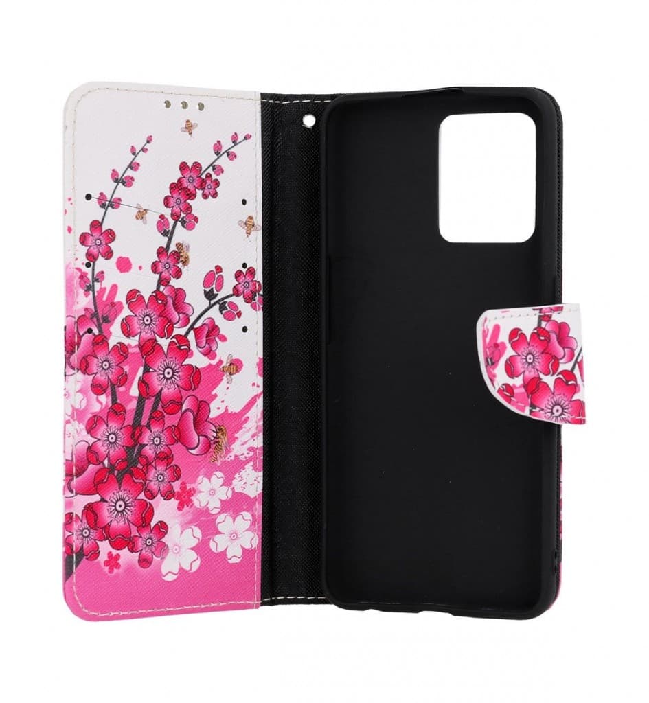 Pouzdro TopQ Realme 9 knížkové Kytičky textil 75689 - náhled 3