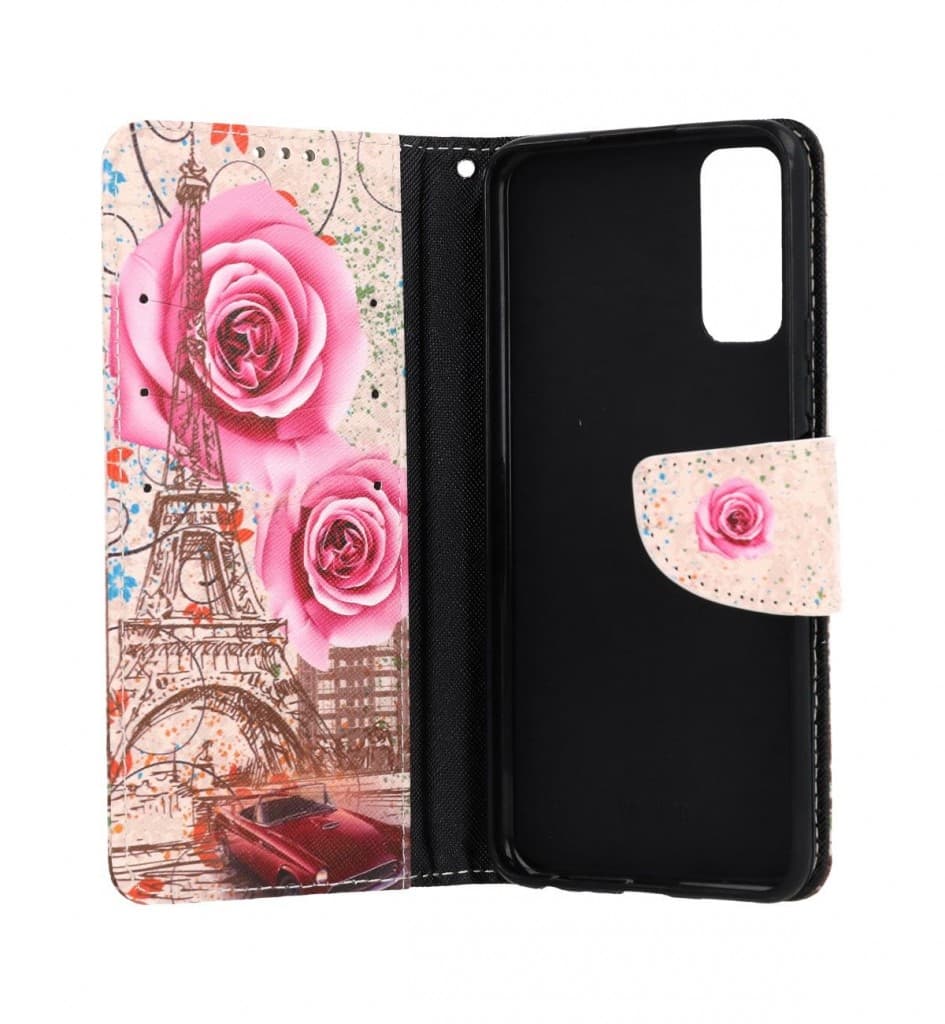 Pouzdro TopQ Vivo Y11s knížkové Rozkvetlá Paříž 71365 - náhled 3