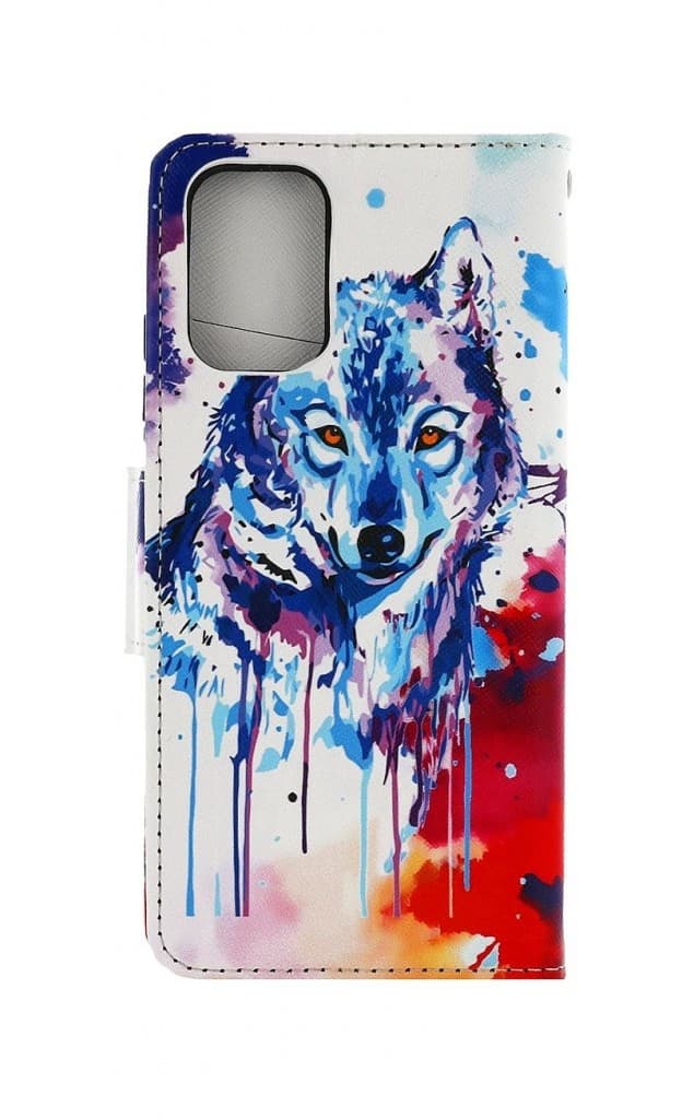Pouzdro TopQ Xiaomi Poco M4 Pro 5G knížkové Kresba vlka 70868 - náhled 2
