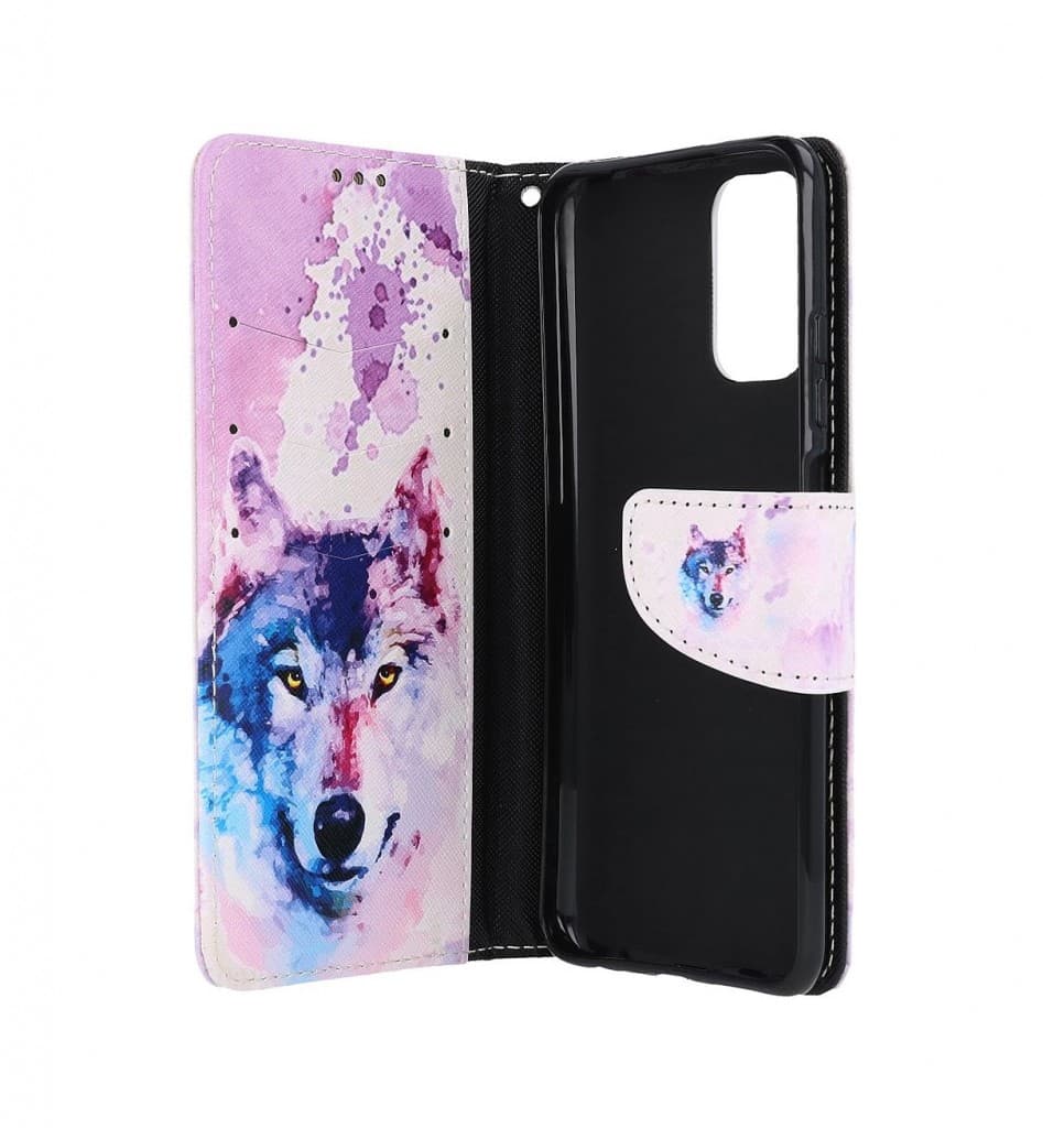 Pouzdro TopQ Xiaomi Poco M4 Pro 5G knížkové Polární vlk 70863 - náhled 3