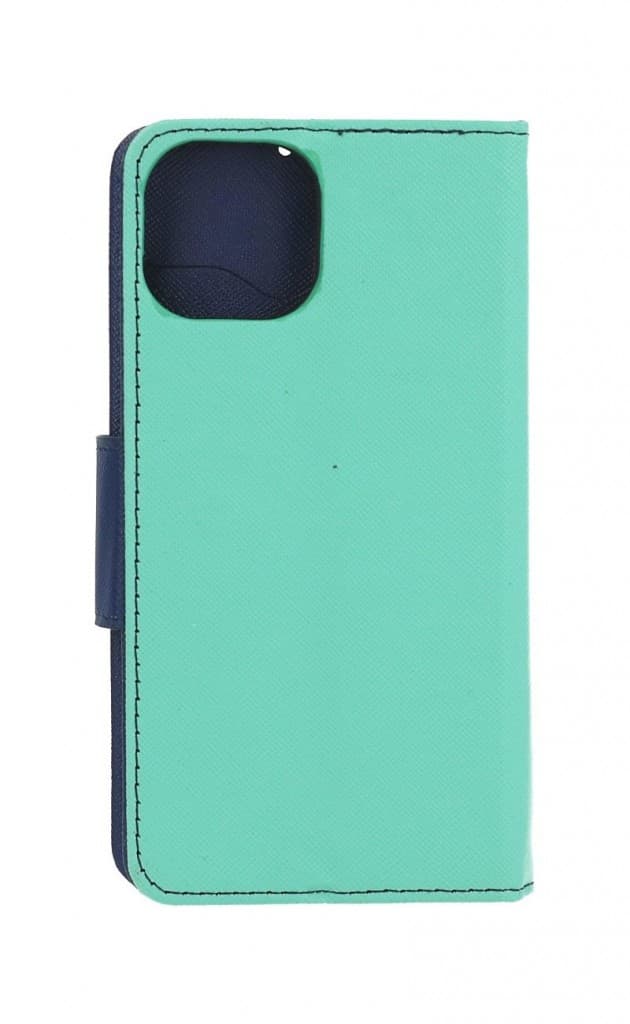 Pouzdro TopQ iPhone 15 knížkové mentolové 105191 - náhled 2