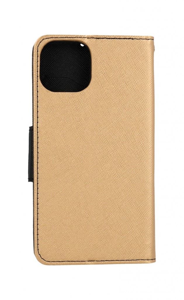 Pouzdro TopQ iPhone 15 knížkové zlaté 105189 - náhled 2