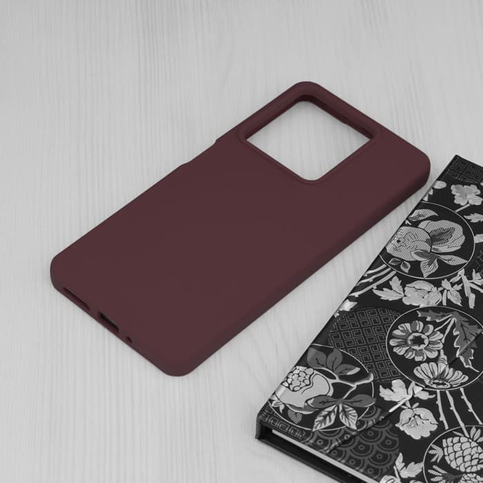 Kryt TopQ Essential Xiaomi Redmi Note 13 5G burgundy 118006 - náhled 4