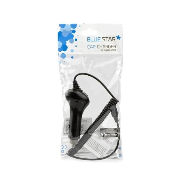 Nabíječka do auta Blue Star 1A microUSB černá - náhled 3