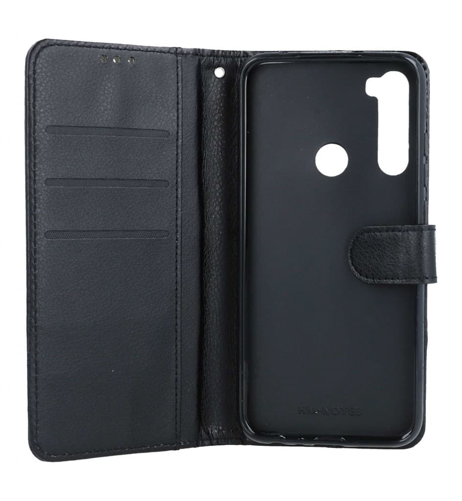 Pouzdro TopQ Xiaomi Redmi Note 8T knížkové černé s přezkou 46886 - náhled 2