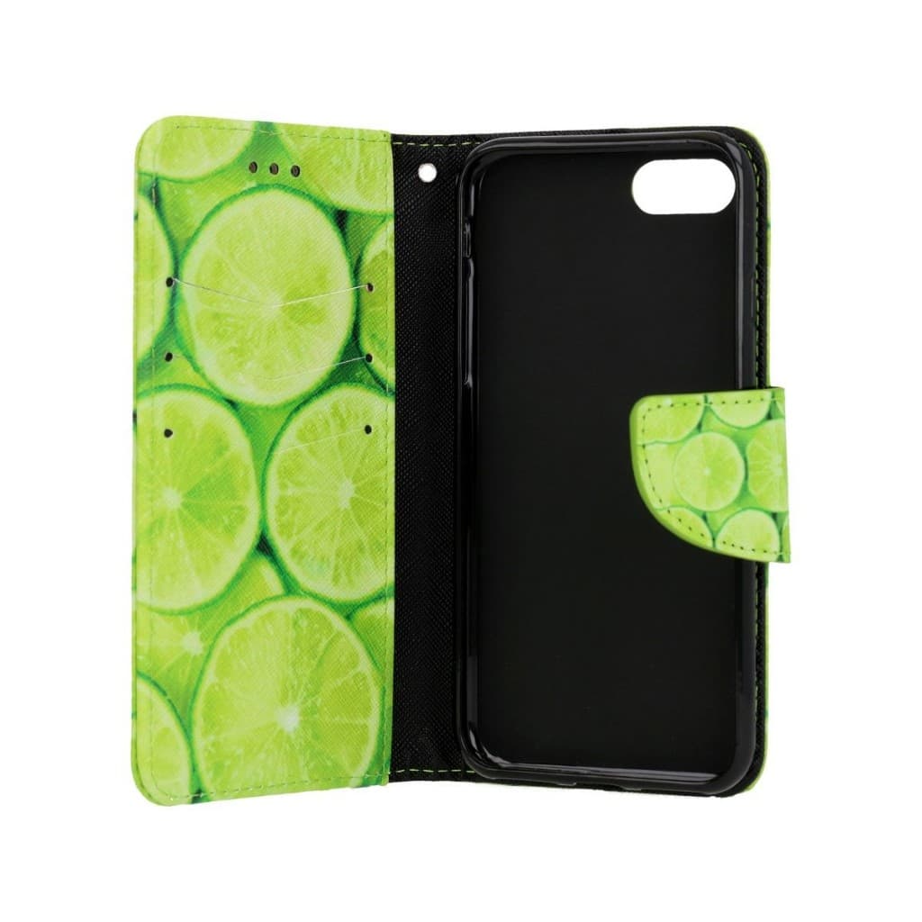 Pouzdro TopQ iPhone SE 2020 knížkové Limetky 62623 - náhled 3