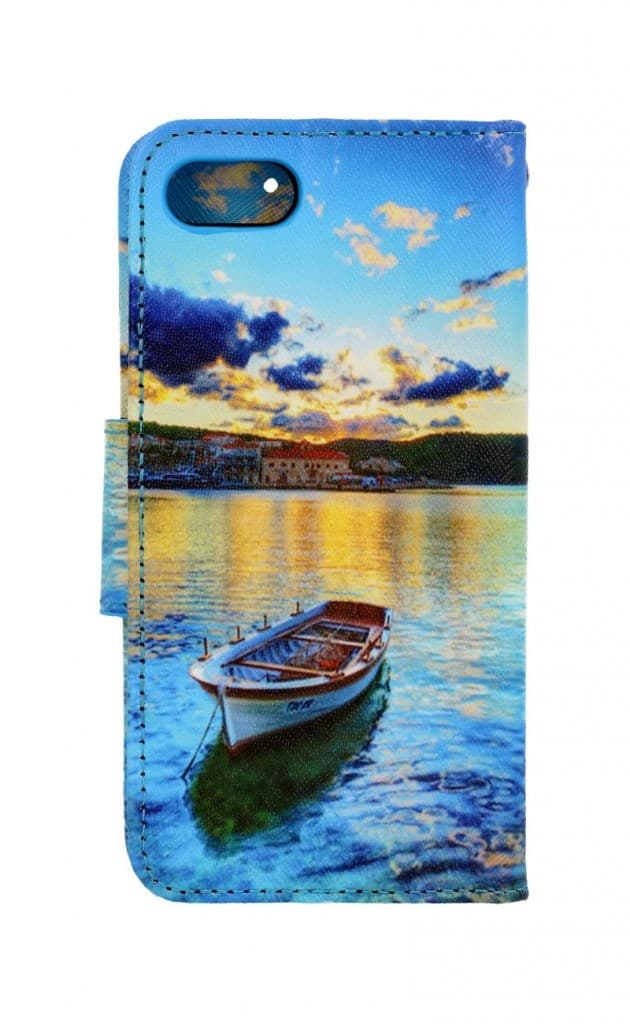 Pouzdro TopQ iPhone SE 2020 knížkové Loďka 62625 - náhled 2