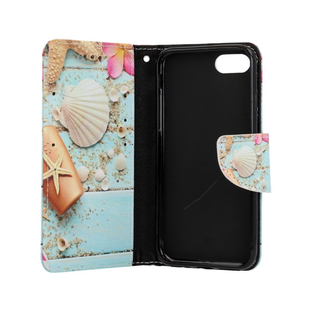 Pouzdro TopQ iPhone SE 2020 knížkové Mušle 62536 - náhled 3