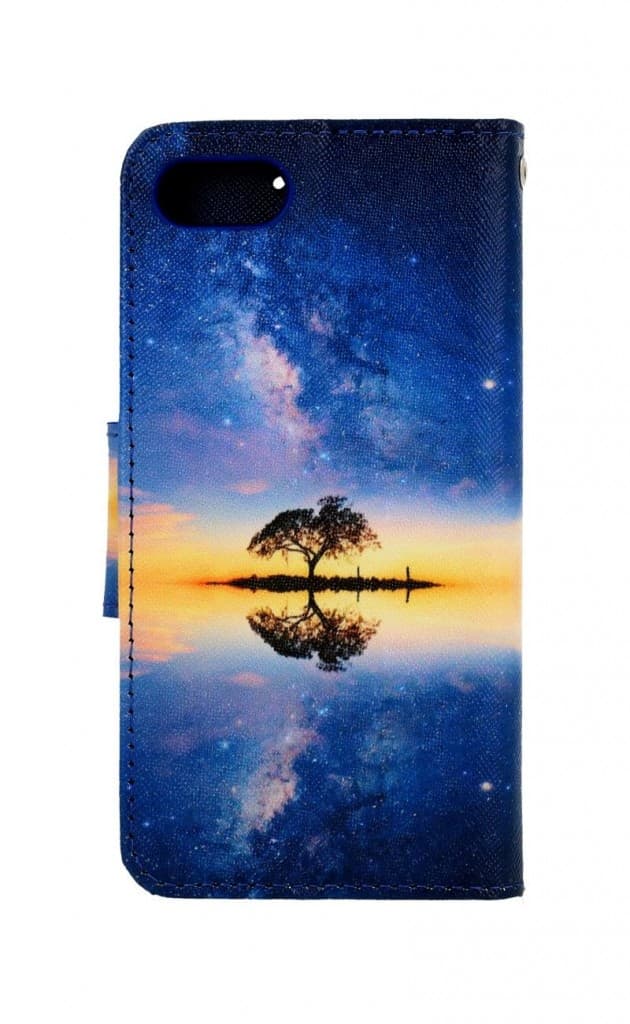 Pouzdro TopQ iPhone SE 2020 knížkové Noční obloha 62525 - náhled 2