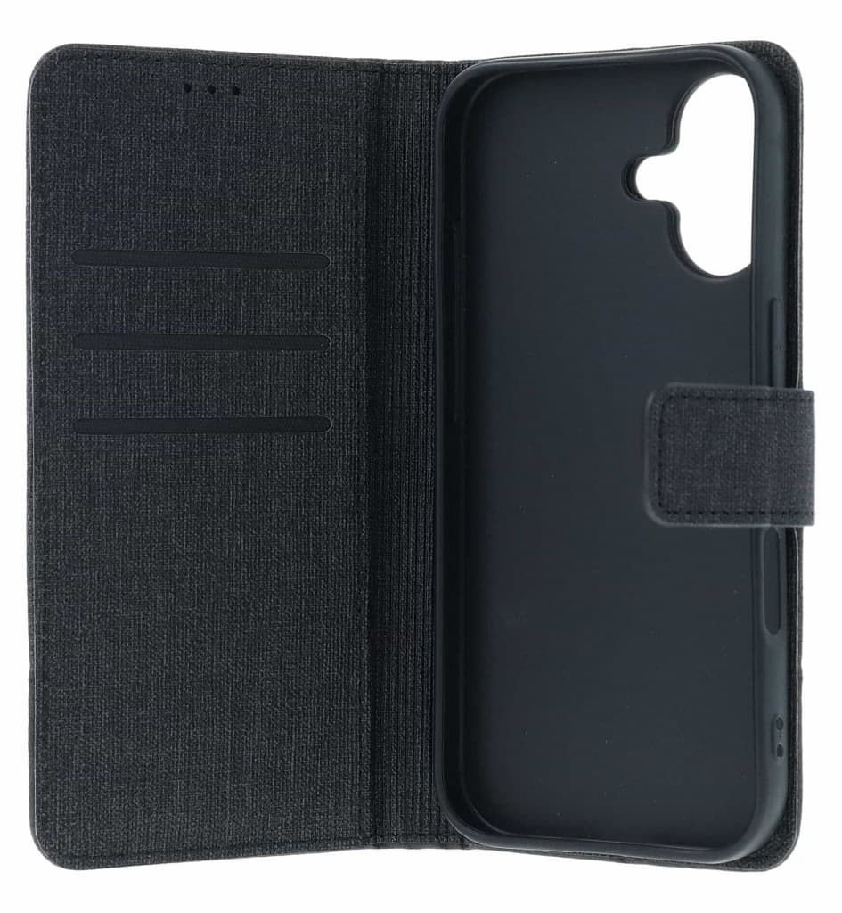 Pouzdro TopQ GOMMA iPhone 17 knížkové černé 173582 - náhled 3