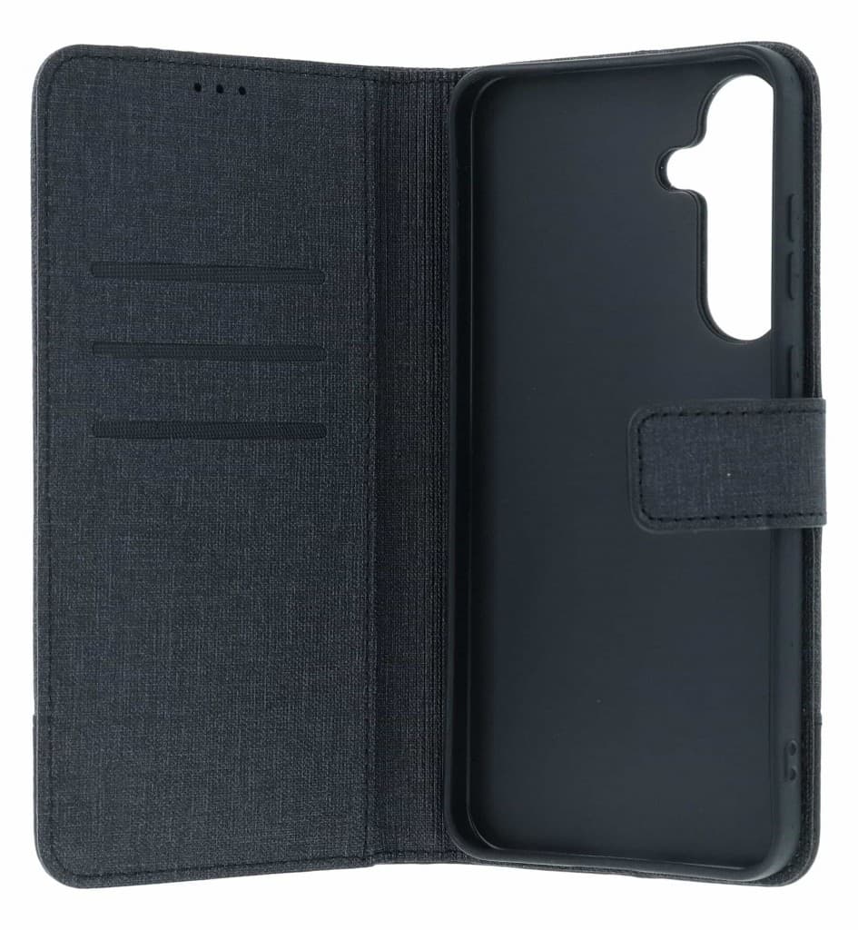 Pouzdro TopQ GOMMA Samsung S25 FE knížkové černé 173178 - náhled 3