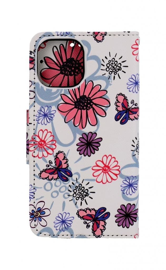 Pouzdro TopQ iPhone 13 mini knížkové Flowers 66381 - náhled 2