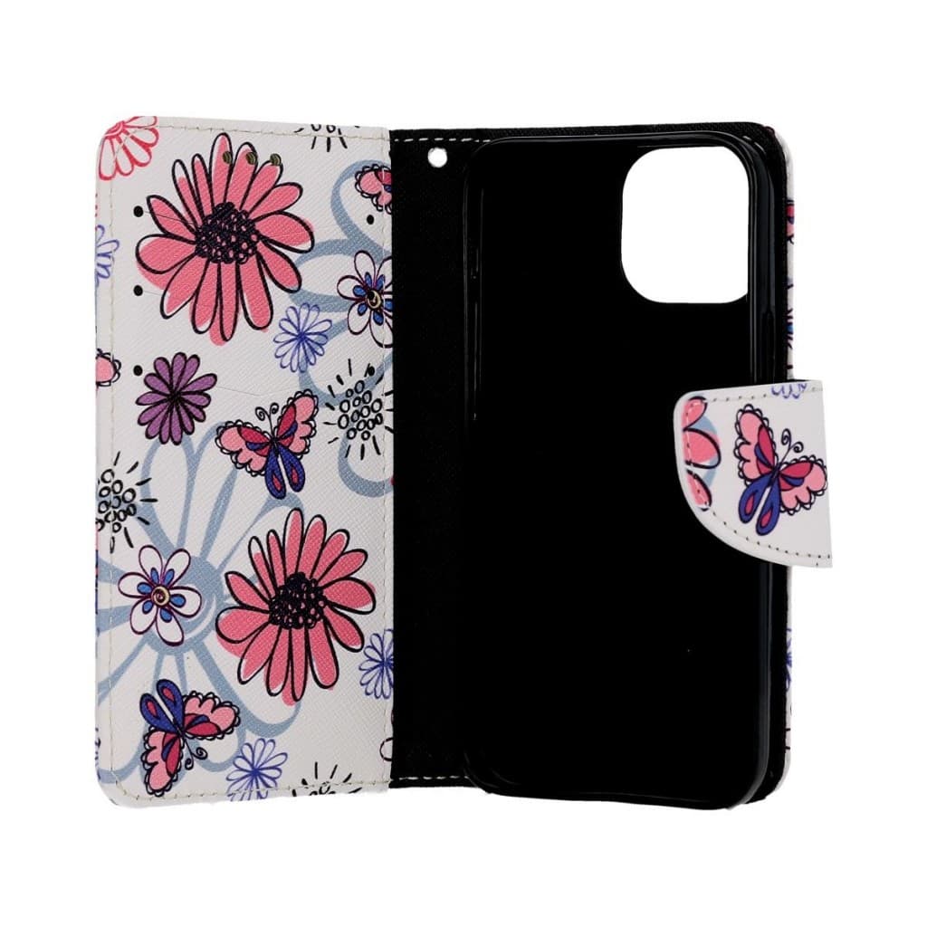 Pouzdro TopQ iPhone 13 mini knížkové Flowers 66381 - náhled 3