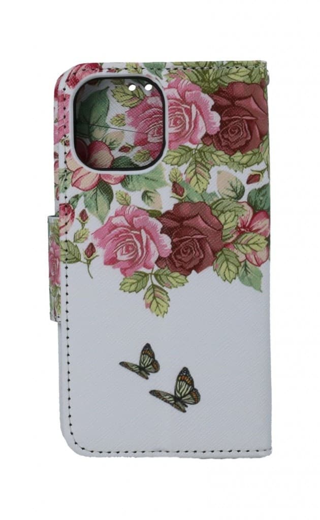 Pouzdro TopQ iPhone 13 mini knížkové Něžné květy 66417 - náhled 2