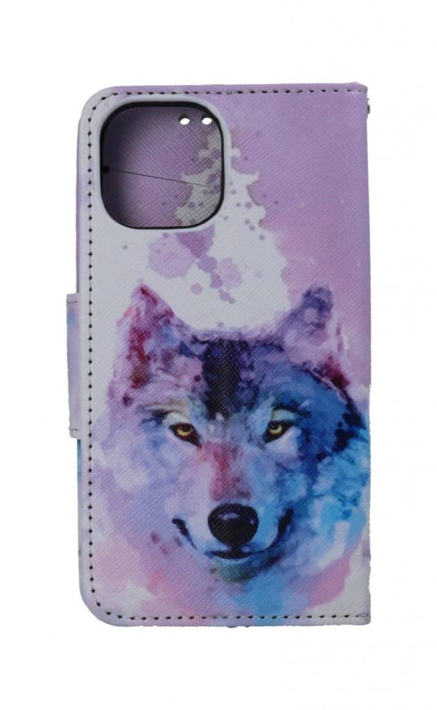 Pouzdro TopQ iPhone 13 mini knížkové Polární vlk 66421 - náhled 2