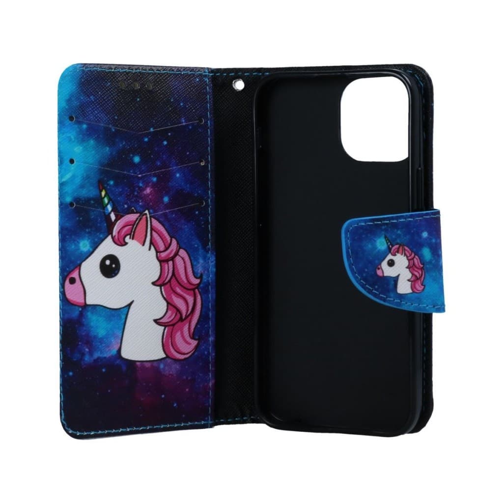Pouzdro TopQ iPhone 13 mini knížkové Space Unicorn 66424 - náhled 3