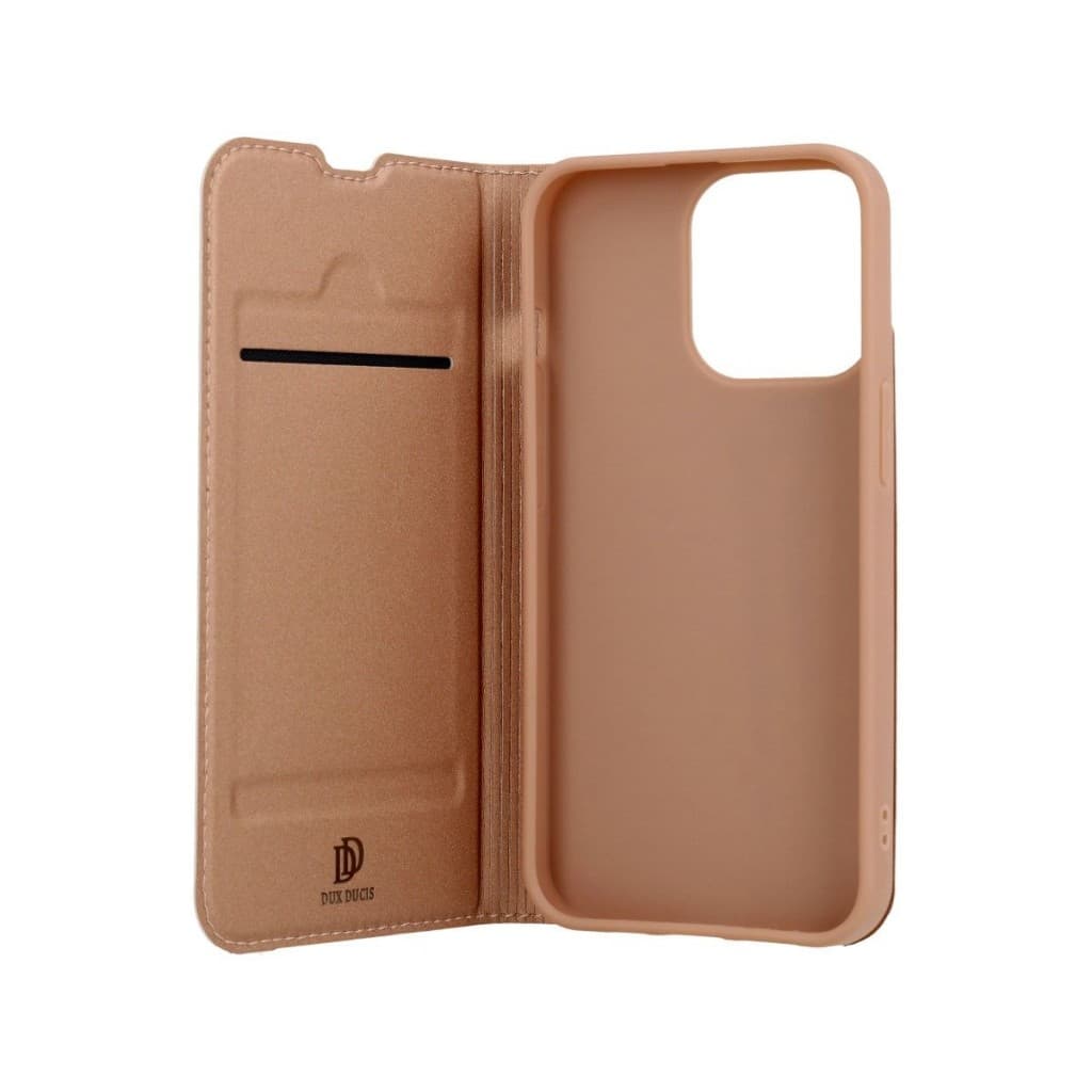 Pouzdro Dux Ducis iPhone 13 Pro knížkové růžové 66122 - náhled 3