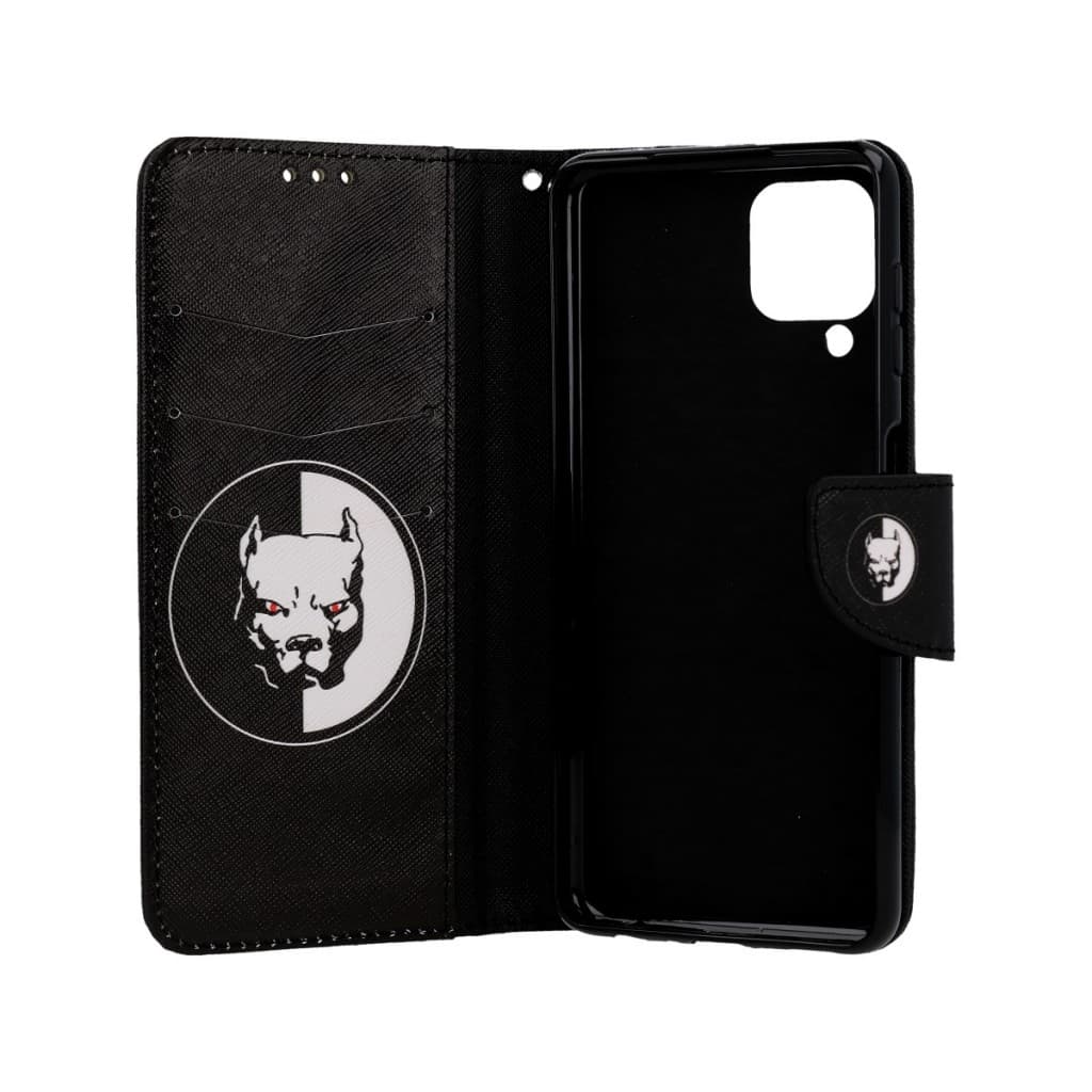 Pouzdro TopQ Samsung A22 knížkové Černobílý pitbull 66271 - náhled 3
