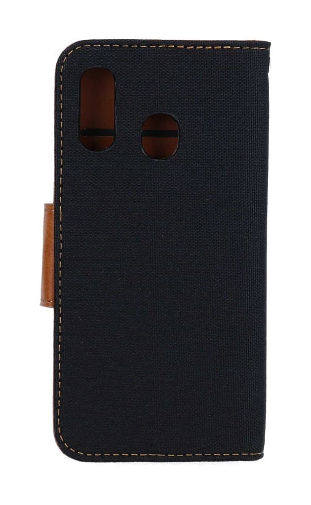 Pouzdro Canvas Samsung A40 knížkové černé 58507 - náhled 2