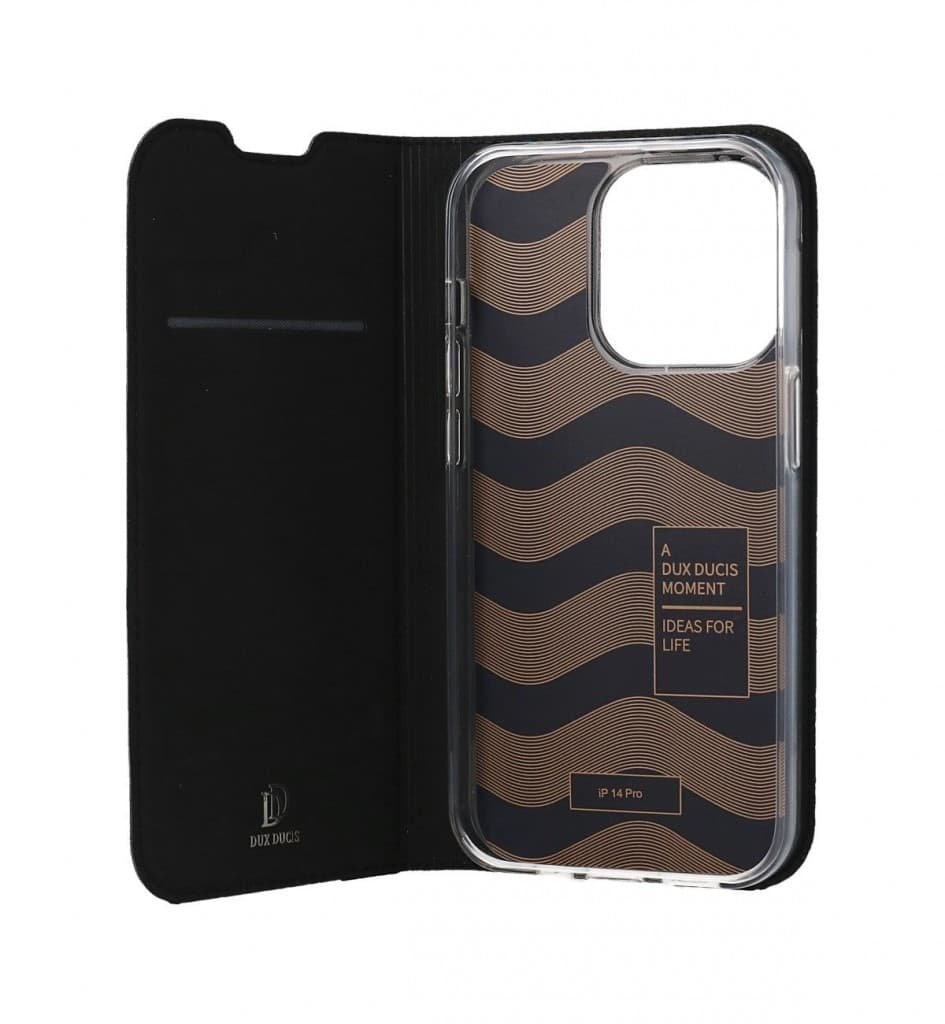 Pouzdro Dux Ducis iPhone 14 Pro knížkové černé 84895 - náhled 3