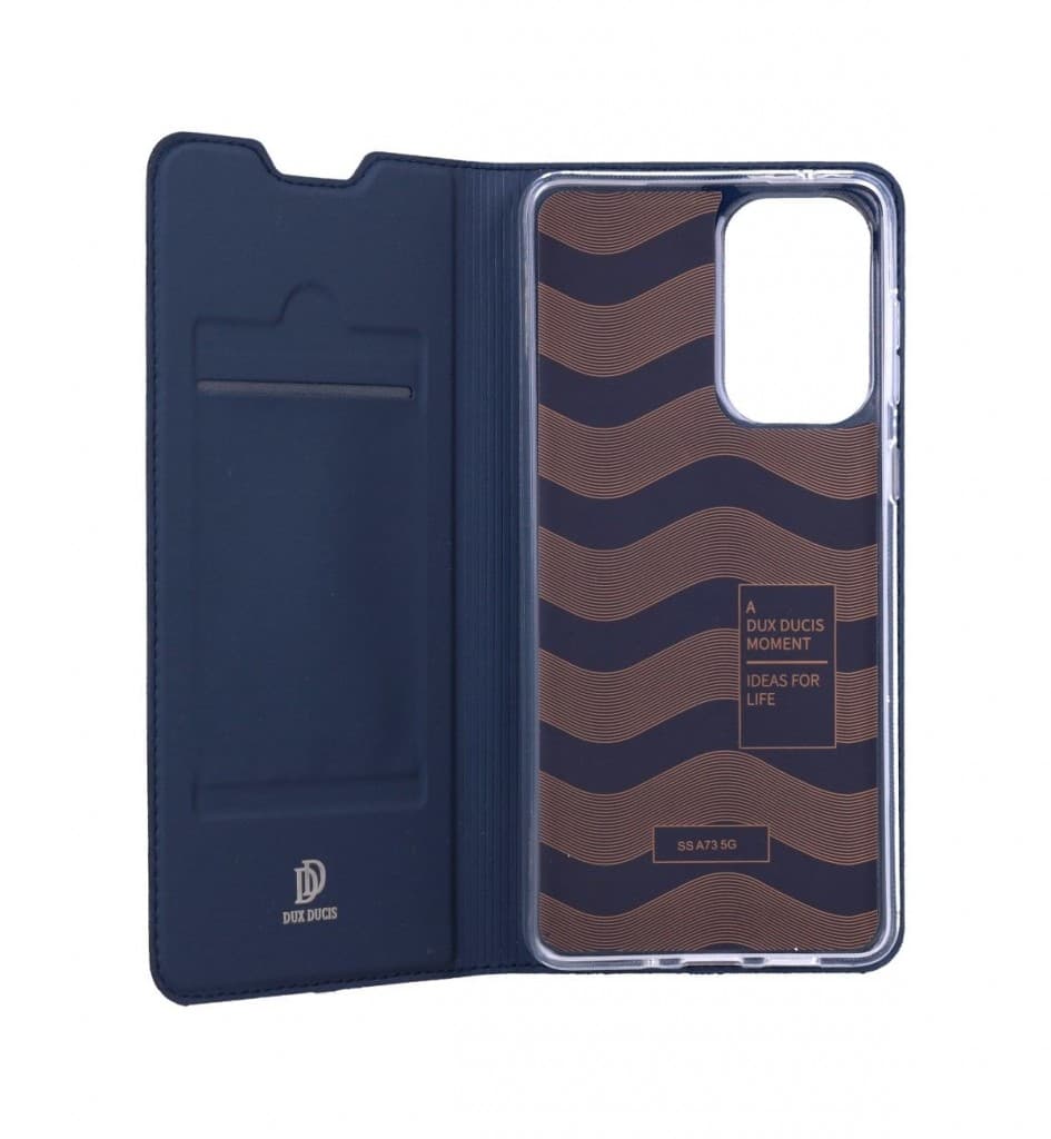 Pouzdro Dux Ducis Samsung A73 5G knížkové modré 70133 - náhled 3