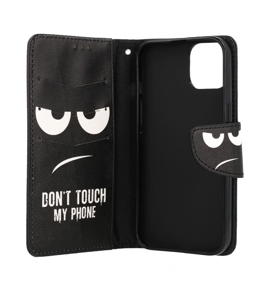 Pouzdro TopQ iPhone 13 knížkové Don´t Touch 66324 - náhled 3