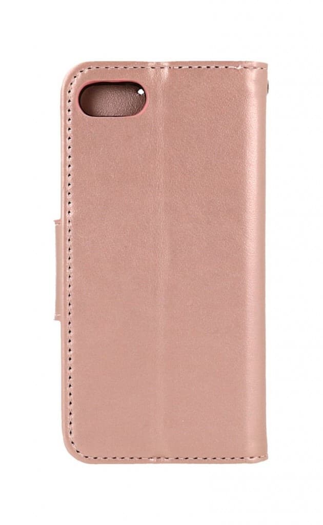 Pouzdro TopQ iPhone SE 2022 knížkové Butterfly růžové světlé 75008 - náhled 2