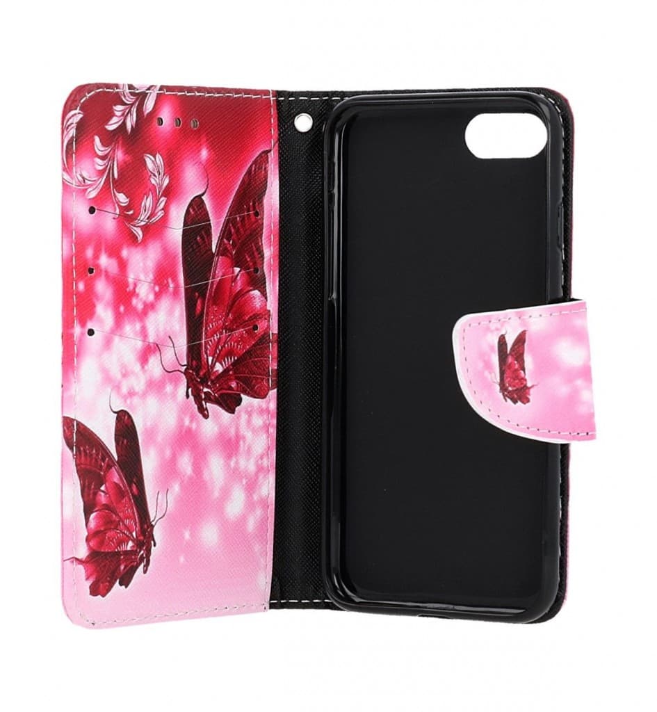 Pouzdro TopQ iPhone SE 2022 knížkové Zamilovaní motýlci 74898 - náhled 3
