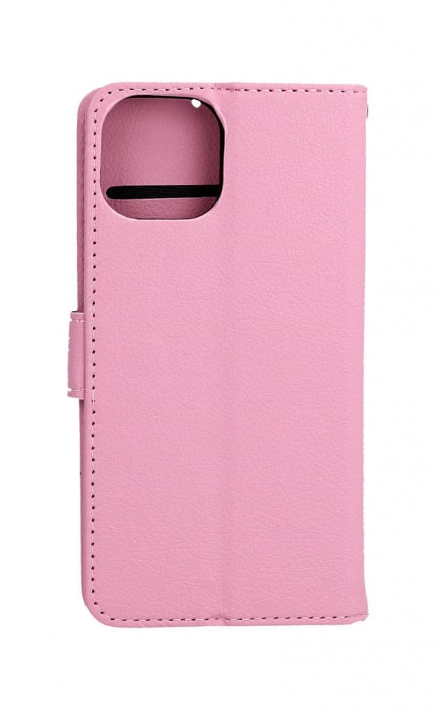 Pouzdro TopQ iPhone 14 knížkové světle růžové s přezkou 84476 - náhled 2